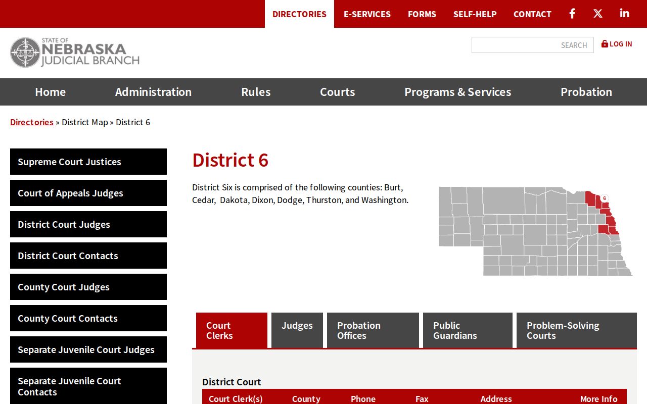 North Bend warrant records Dodge County court district source